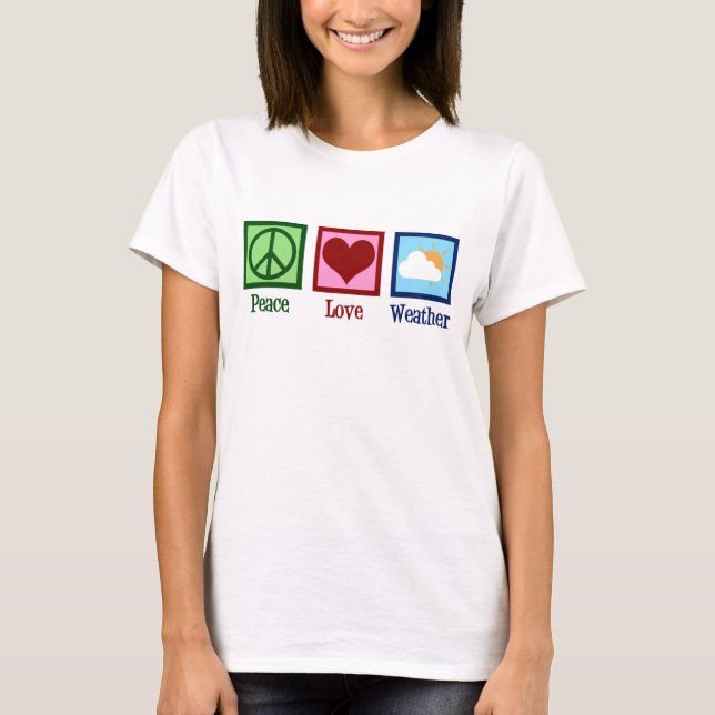 Camiseta El clima de amor por la paz (Anverso)