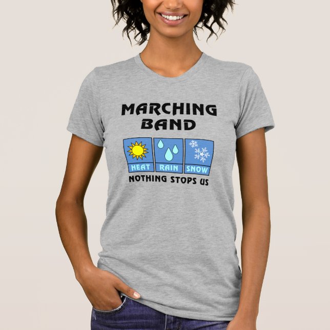 Camiseta El clima de la banda de marchas (Anverso)