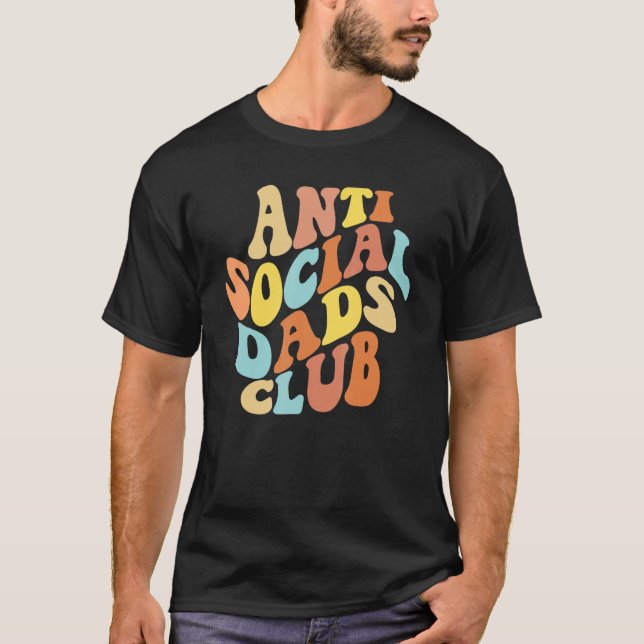 Camiseta El club anti social de dads introverte el anti-soc (Anverso)