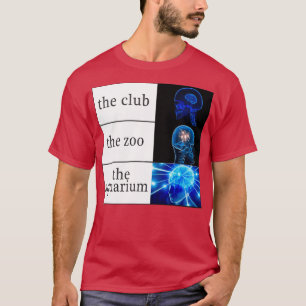Camiseta El club contra el zoo contra el acuario