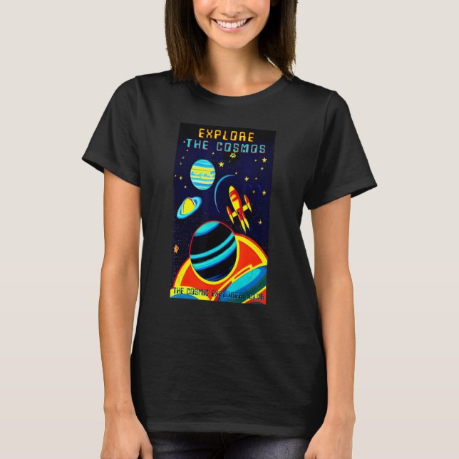 Camiseta El Club De Exploradores Cósmicos Explora El Cosmos (Anverso)