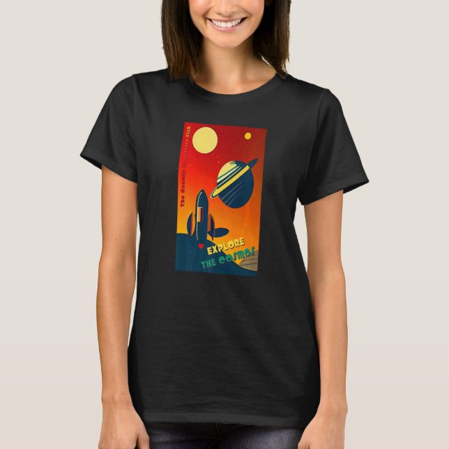 Camiseta El Club De Exploradores Cósmicos Explora El Cosmos (Anverso)