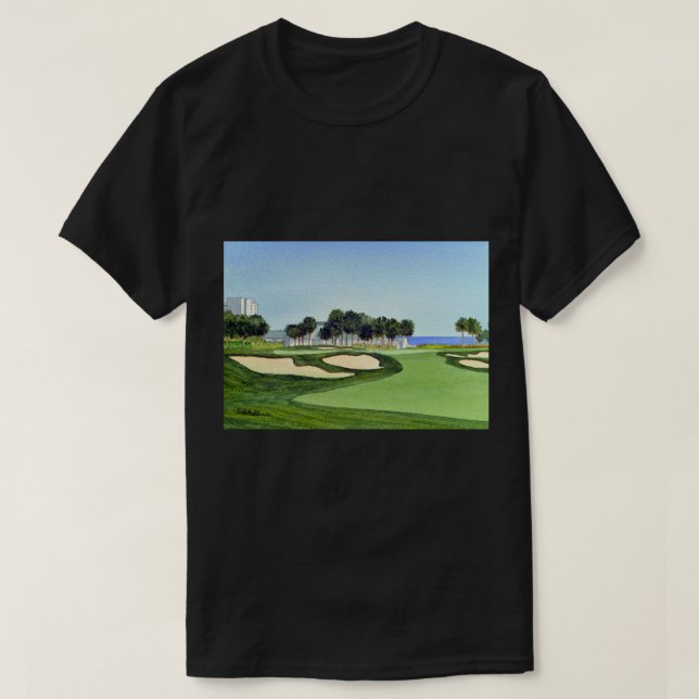 Camiseta El Club de Golf Dunes Myrtle Beach South Carolina (Diseño del anverso)