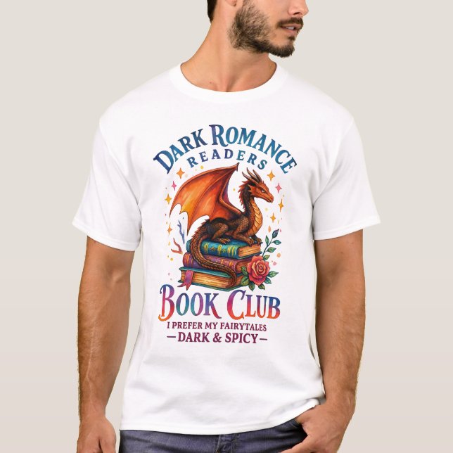 Camiseta El club de libros de lectores de romance oscuro pr (Anverso)