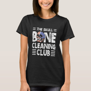 Camiseta El Club de Limpieza de Huesos de Cráneo Taxidermia