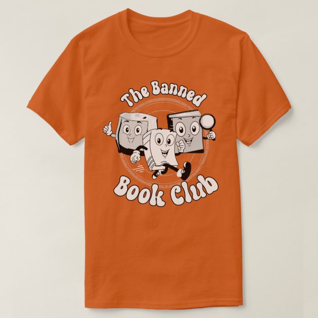 Camiseta El Club del Libro Prohibido (Diseño del anverso)