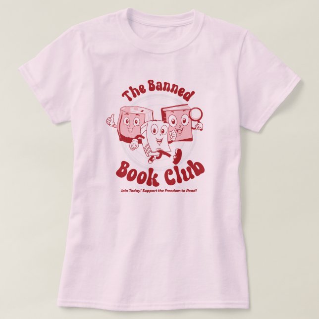 Camiseta El Club del Libro Prohibido (Diseño del anverso)