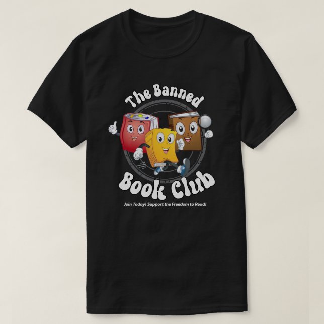 Camiseta El Club del Libro Prohibido (Diseño del anverso)