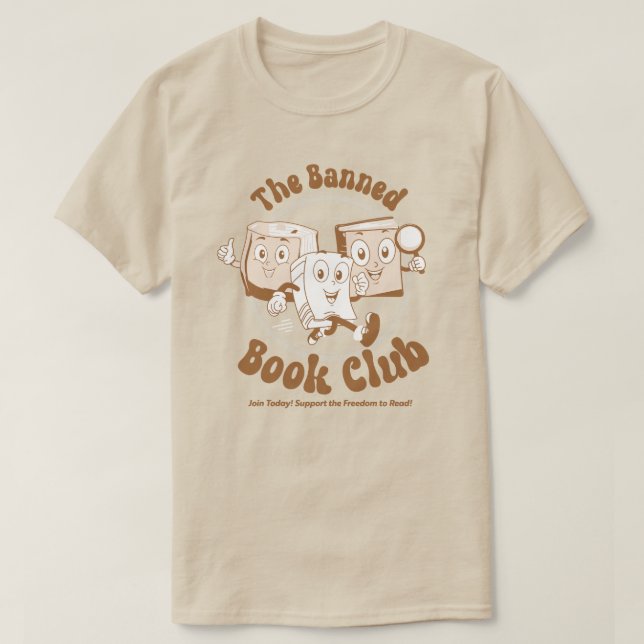 Camiseta El Club del Libro Prohibido (Diseño del anverso)