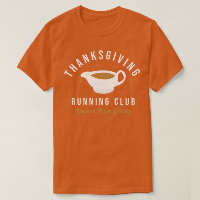 Camiseta El club turco del Día de Acción de Gracias trota m (Diseño del anverso)