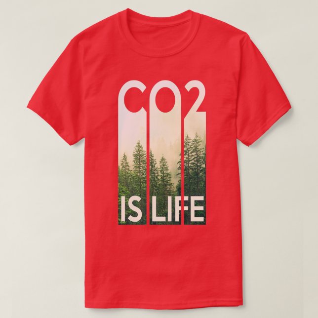 Camiseta El Co2 es vida 2 (Diseño del anverso)