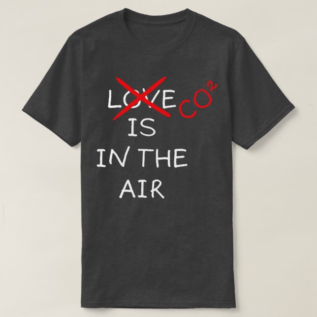Camiseta El Co2 Está En El Activismo Del Clima Aéreo (Diseño del anverso)