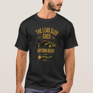 Camiseta El Coche De La Playa De Daytona De Sled Shed