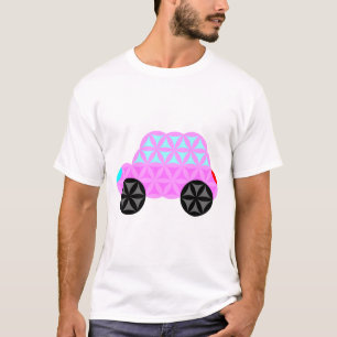 Camiseta El Coche De La Vida - Sagradas Formas A3.Pink.