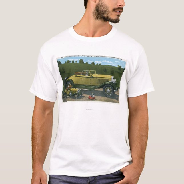 Camiseta El coche más grande en el mundo, el probar de (Anverso)