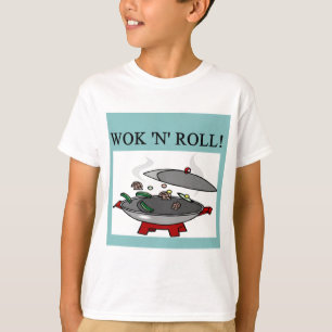 Camiseta el cocinar chino del wok