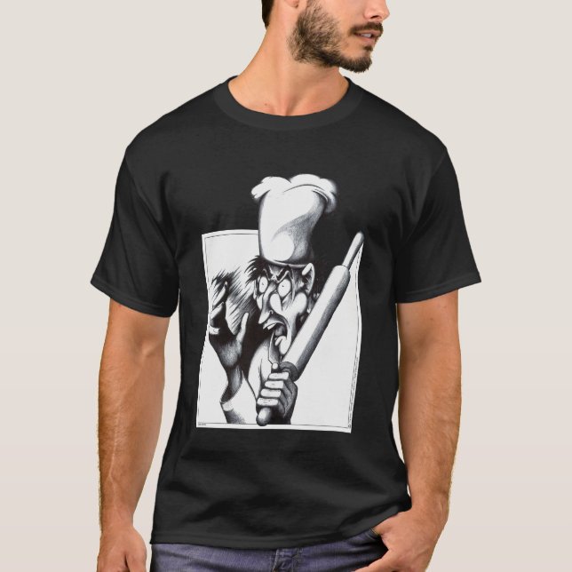 Camiseta El cocinero enojado (Anverso)