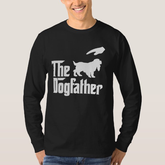 Camiseta El Cocker inglés Spaniel Dog Dad The DogPadre Funn (Anverso)