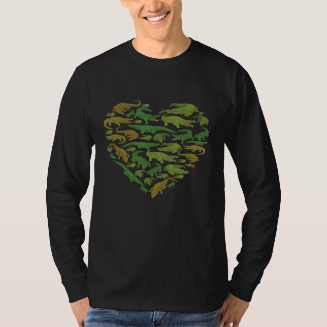 Camiseta El cocodrilo cocodrilo Gator Animal Lover El Hombr (Anverso)