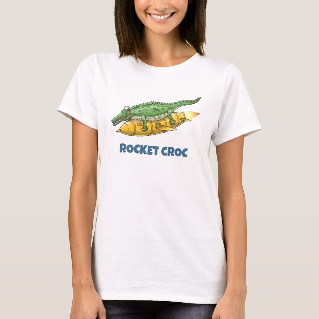 Camiseta El Cocodrilo Cohete (Anverso)