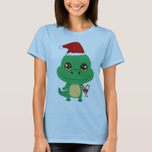 Camiseta El cocodrilo de los Navidades pequeños