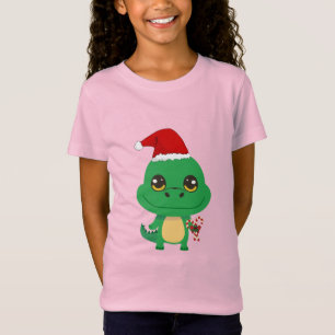 Camiseta El cocodrilo de los Navidades pequeños