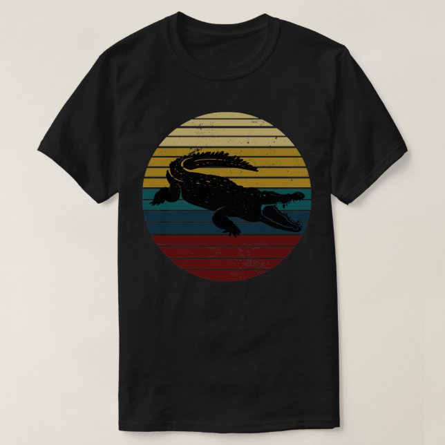 Camiseta El cocodrilo del reptil africano (Diseño del anverso)