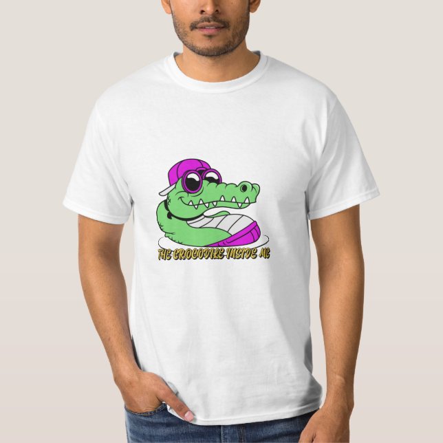 Camiseta El cocodrilo dentro de mí | bonito diseño (Anverso)
