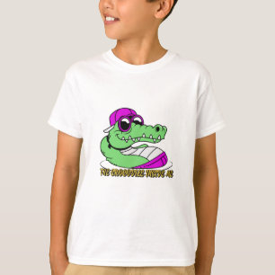Camiseta El cocodrilo dentro de mí diseño lindo y hermoso
