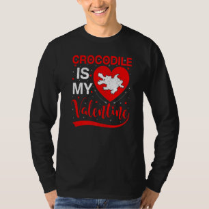 Camiseta El cocodrilo es mi cocodrilo cardíaco más gracioso
