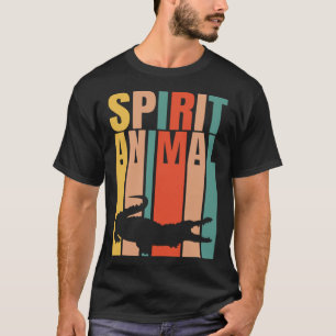 Camiseta El cocodrilo es mi retro espiritual animal