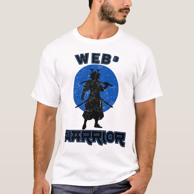 Camiseta El código de Guerrero Web³ es mi honor katana (Anverso)