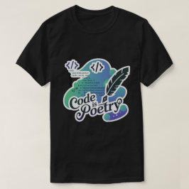 Camiseta El código es un programador divertido para la poes