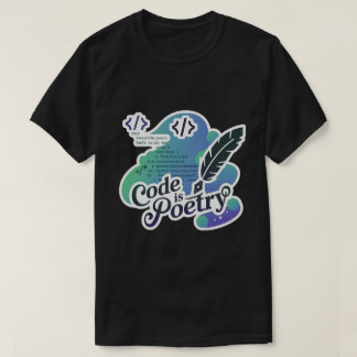 Camiseta El código es un programador divertido para la poes