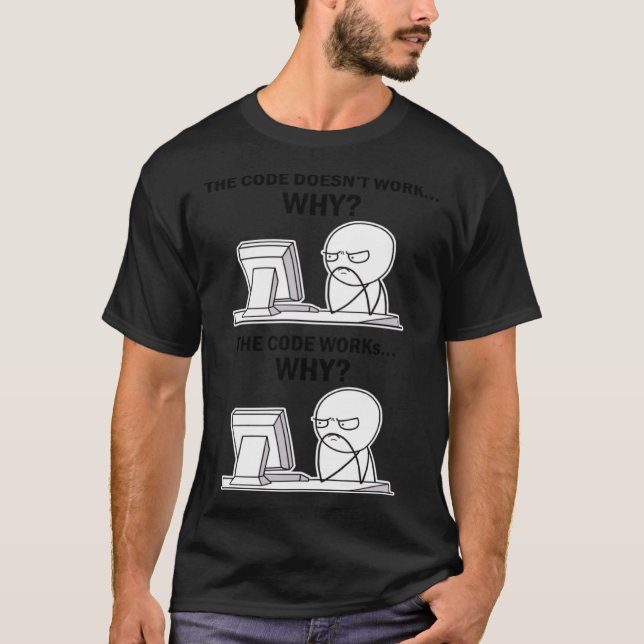 Camiseta El Código Funciona Por Qué El Programa (Anverso)