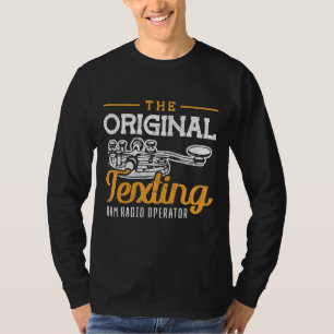 Camiseta El código Morse del operador de radio Ham que enví