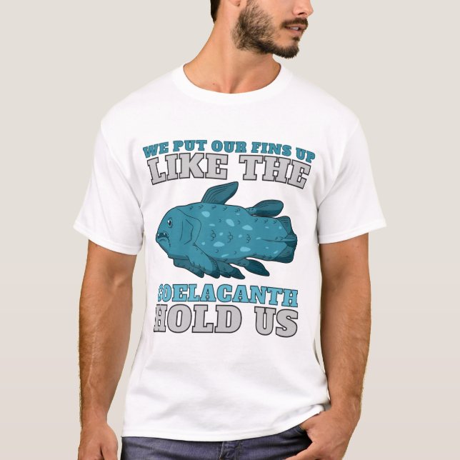 Camiseta El Coelacanth nos detiene (Anverso)