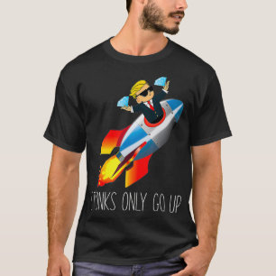 Camiseta El cohete WSB de Wall StreetBets apesta a la luna