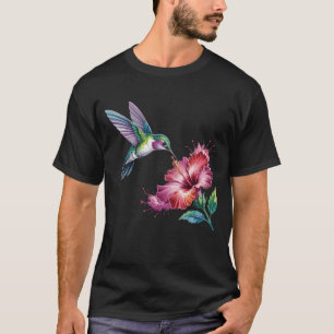 Camiseta El Colibrí Siendo El Néctar De La Flor