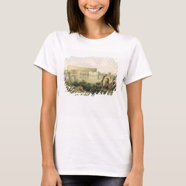 Camiseta El Coliseo, Roma, 1802 (c/c sobre grafito en dos (Anverso)