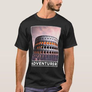 Camiseta El Coliseo Roma, un aventurero italiano