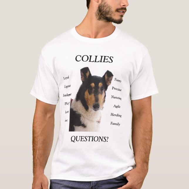 CAMISETA EL COLLIE PREGUNTA LISO (Anverso)