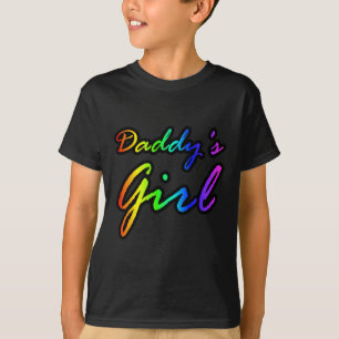 Camiseta El color arcoiris del Chica de papá