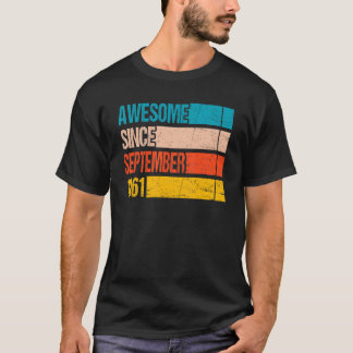 Camiseta El color de la banda de color vintage asombroso de