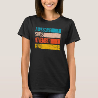 Camiseta El color de la banda de color vintage es impresion