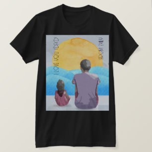 Camiseta El color del agua vistas al mar para papá