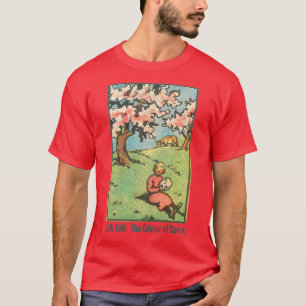 Camiseta El Color Del Diseño Retro Original De Primavera