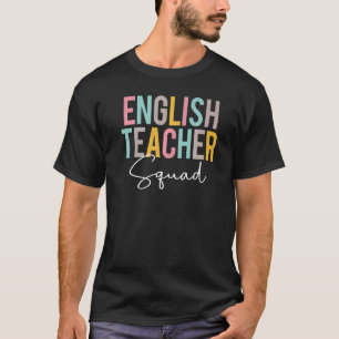 Camiseta El colorido agradecimiento del profesor de inglés