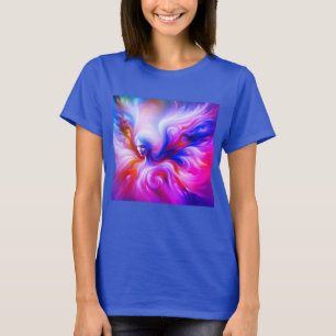 Camiseta El Colorido Ángel Tormentoso en la Parte Delantera
