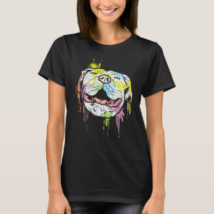 Camiseta El colorido Pitbull American Terrier Pitty Dog Lov